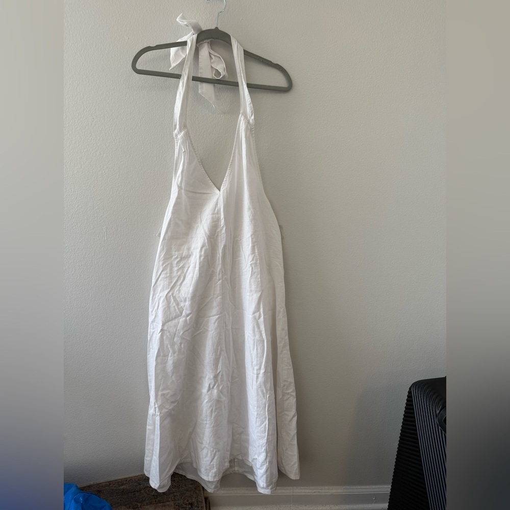 Macy's White Halter Chemise